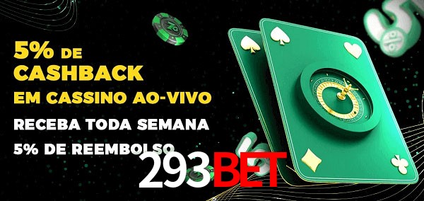Promoções do cassino ao Vivo 293bet